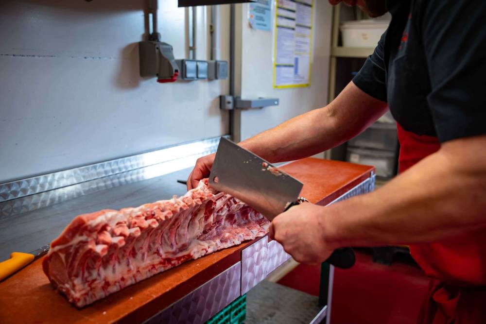 Vente viande à Schlierbach
